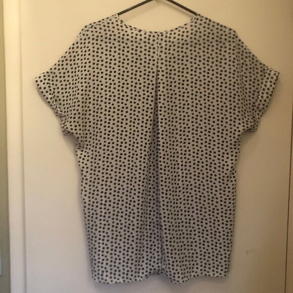 Max Studio short-sleeve blouse sz S - Picture 7 of 10
